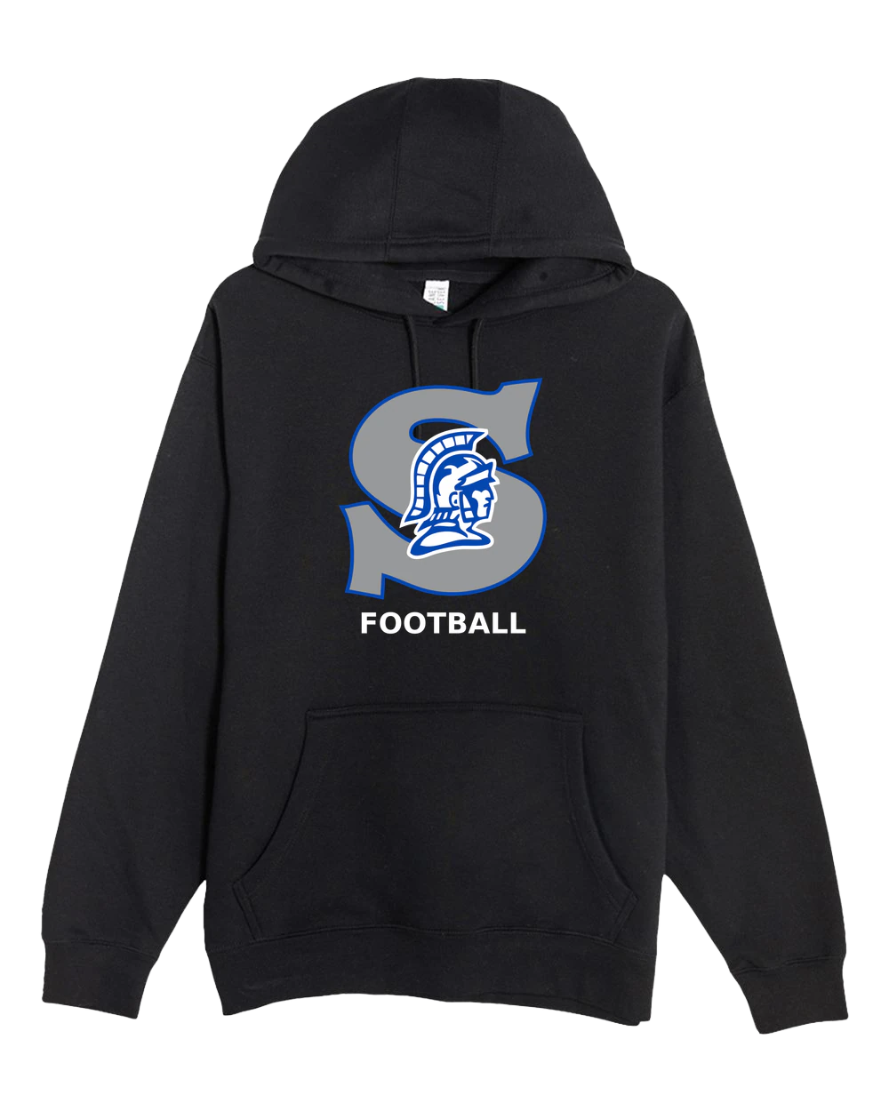 Southwest Football - Black Hoodie Value - Full Front