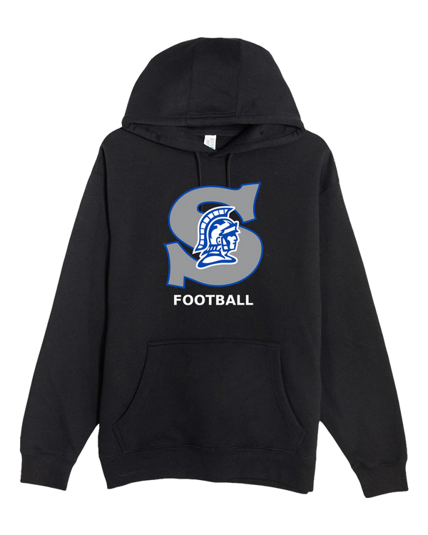 Southwest Football - Black Hoodie Value - Full Front