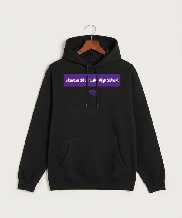 Glencoe Silver Lake High School Athletics - Black Hoodie Value - Full Front