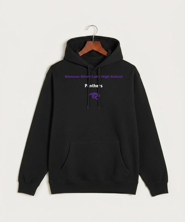 Glencoe Silver Lake High School Athletics - Black Hoodie Value - Full Front