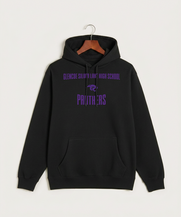 Glencoe Silver Lake High School Athletics - Black Hoodie Value - Full Front