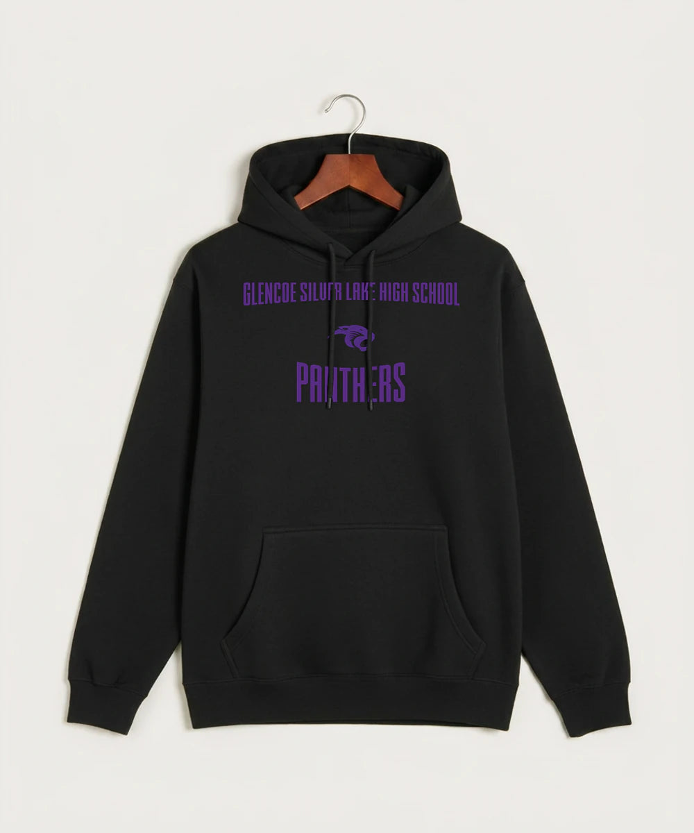 Glencoe Silver Lake High School Athletics - Black Hoodie Value - Full Front