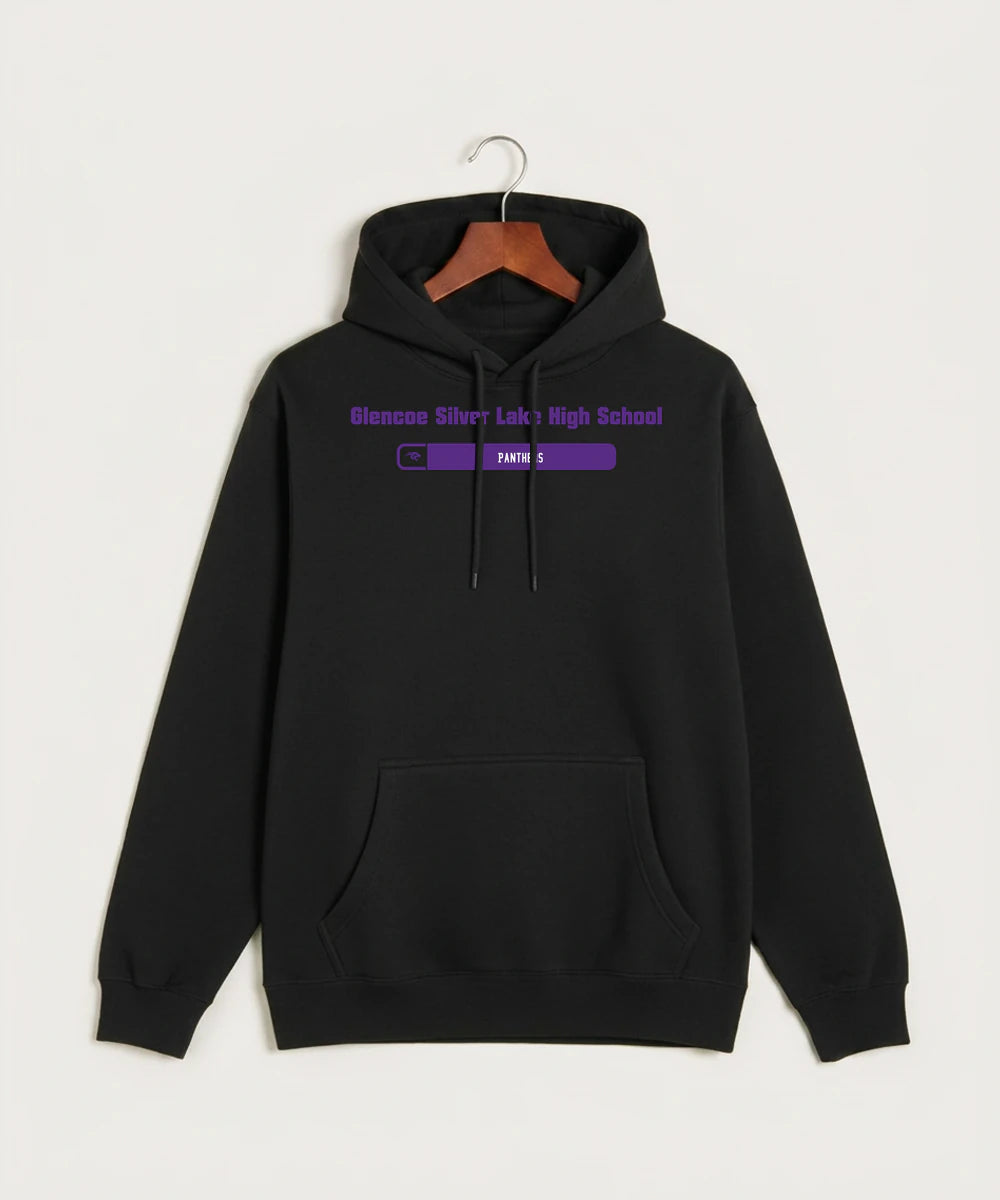 Glencoe Silver Lake High School Athletics - Black Hoodie Value - Full Front