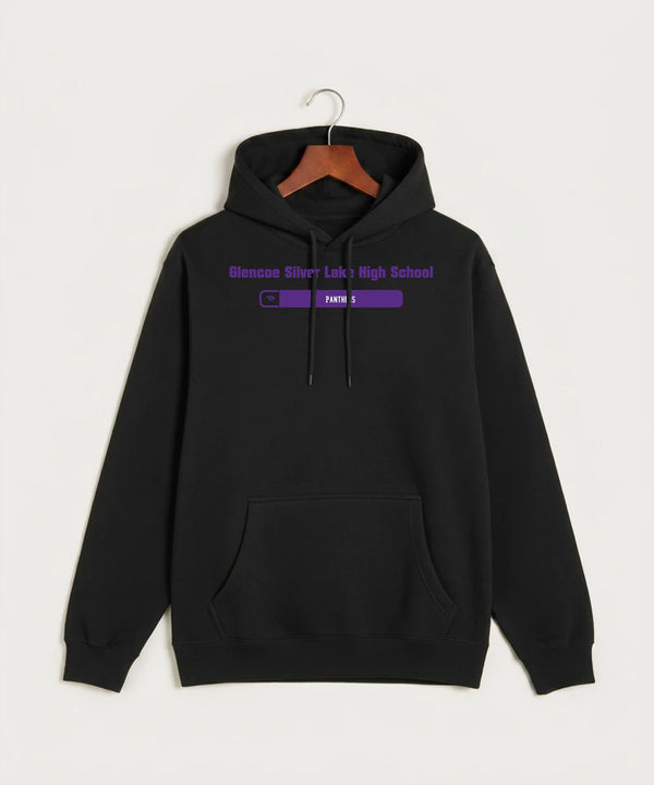 Glencoe Silver Lake High School Athletics - Black Hoodie Value - Full Front