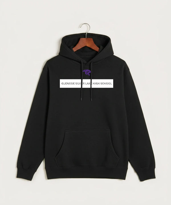 Glencoe Silver Lake High School Athletics - Black Hoodie Value - Full Front