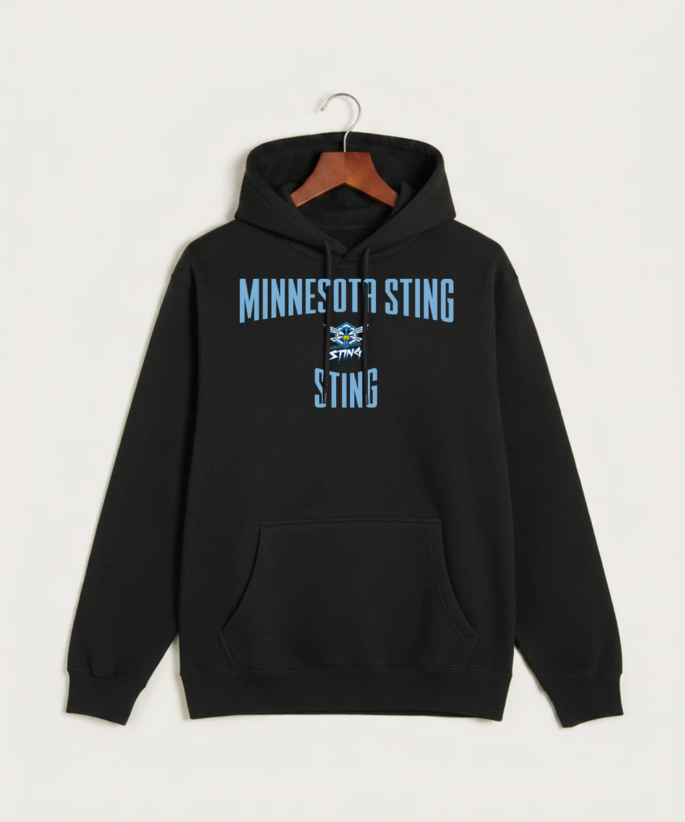 Minnesota Sting Athletics - Black Hoodie Value - Full Front