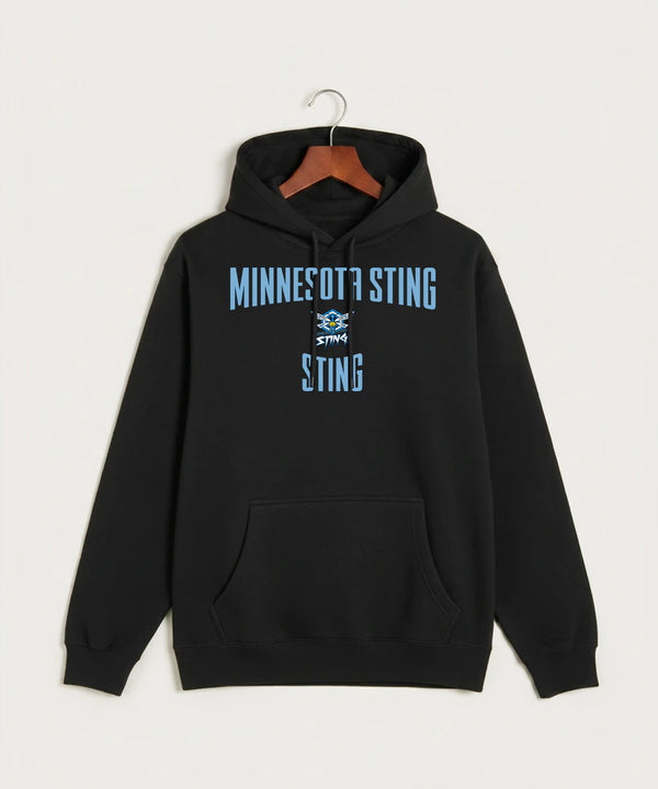 Minnesota Sting Athletics - Black Hoodie Value - Full Front