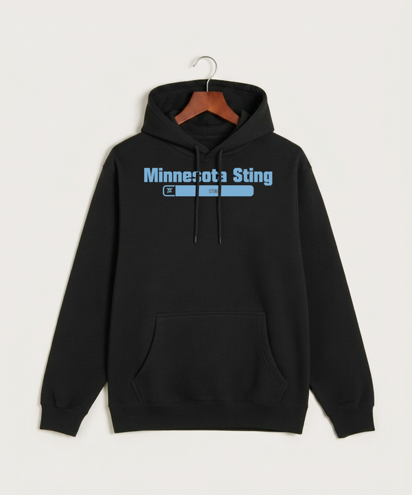 Minnesota Sting Athletics - Black Hoodie Value - Full Front