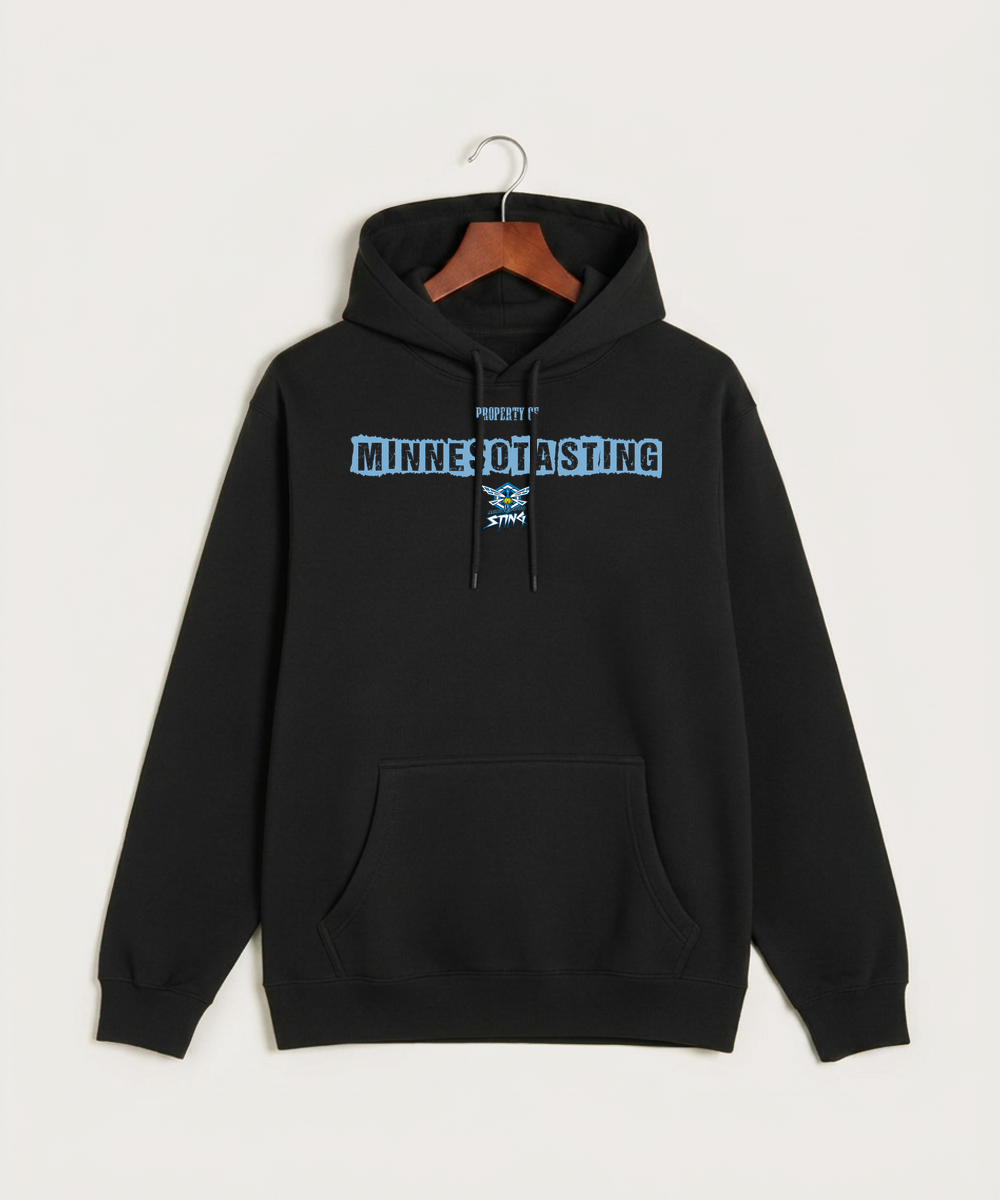 Minnesota Sting Athletics - Black Hoodie Value - Full Front