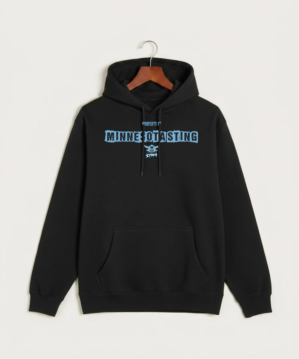 Minnesota Sting Athletics - Black Hoodie Value - Full Front