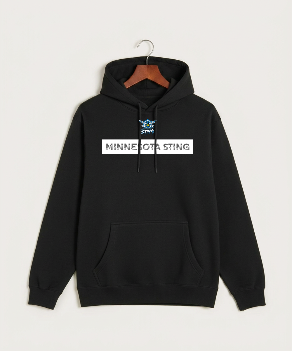 Minnesota Sting Athletics - Black Hoodie Value - Full Front