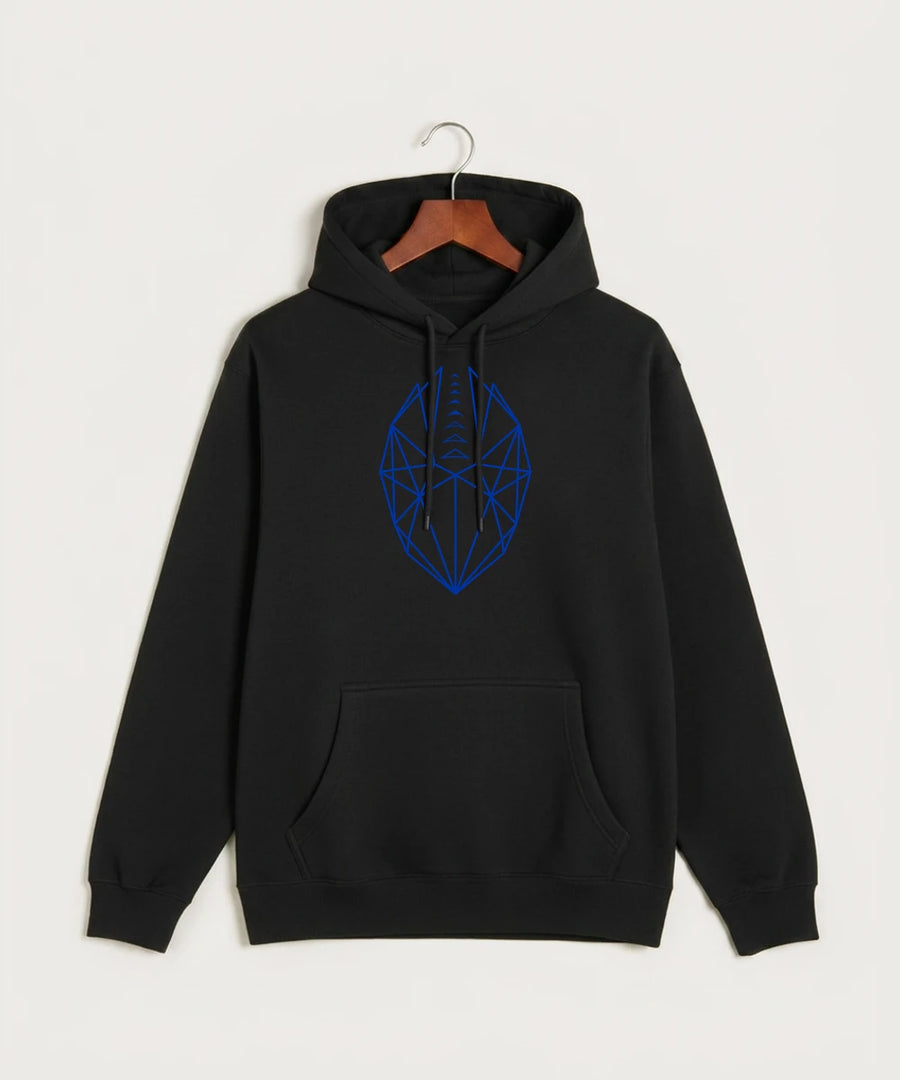 West Bend West High School Football - Black Hoodie Value - Full Front