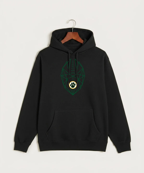 Ashwaubenon High School Football (Boys) (Sandbox) - Black Hoodie Value - Full Front
