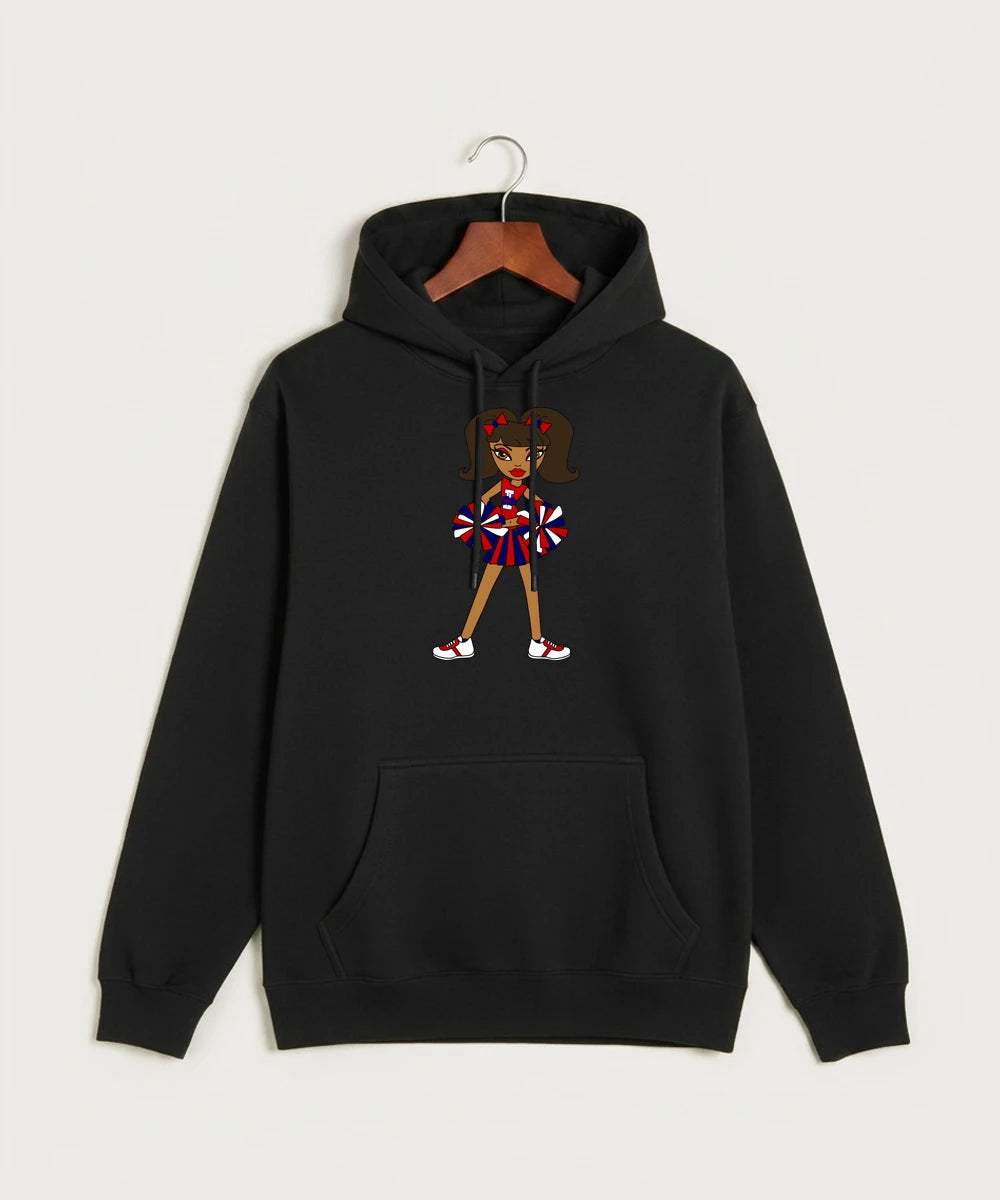 Independence High School Cheer Team - Black Hoodie Value - Full Front