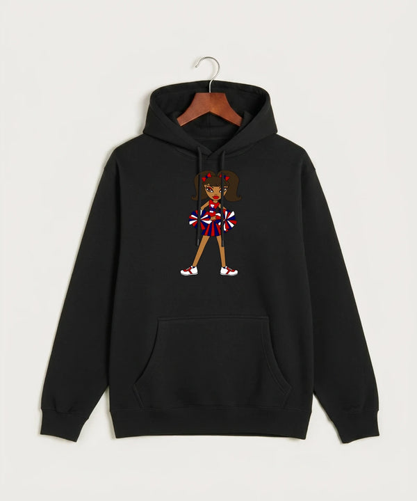 Independence High School Cheer Team - Black Hoodie Value - Full Front