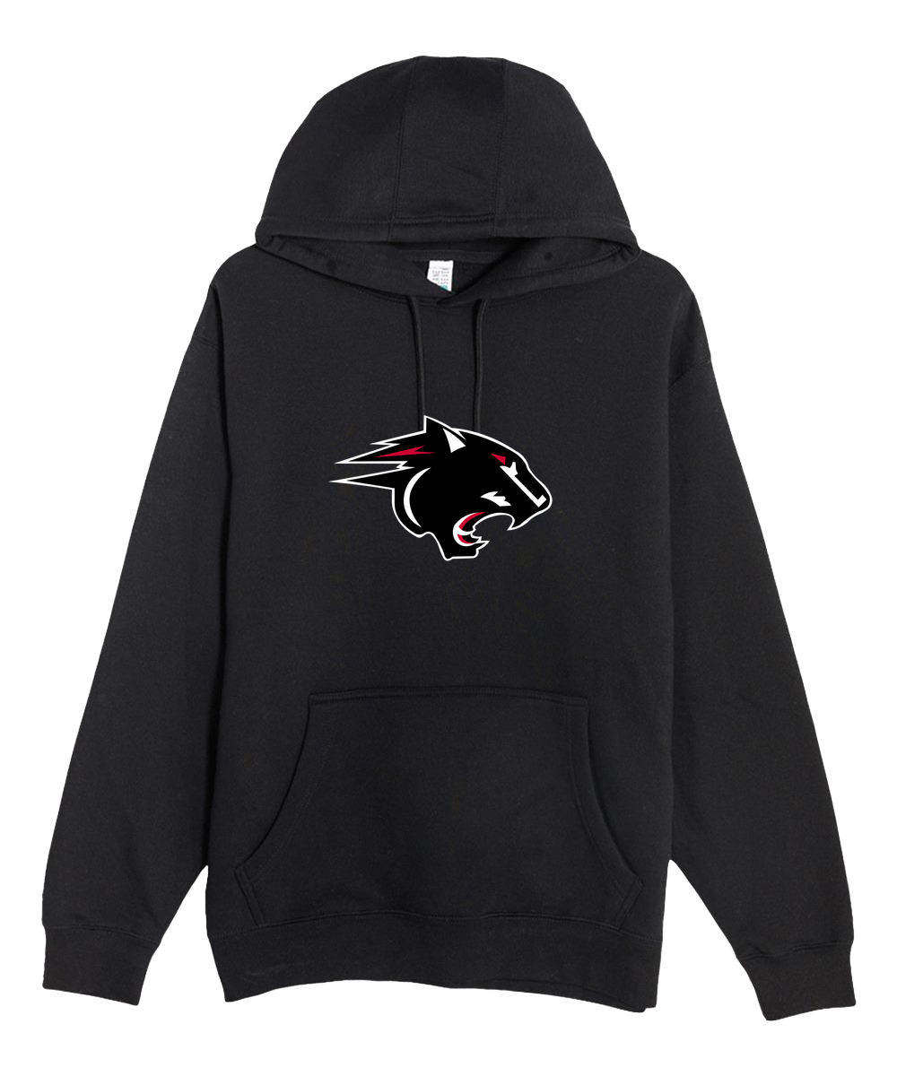 NRHEG Football - Black Hoodie Value - Full Front
