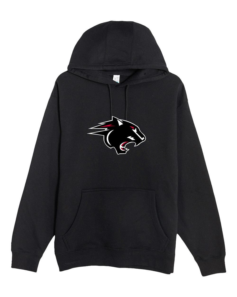 NRHEG Football - Black Hoodie Value - Full Front
