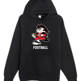 John Marshall High School football_boys - Black Hoodie Value - Full Front