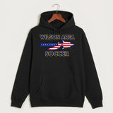 Wilson Area School Soccer Soccer - Black Hoodie Value - Full Front