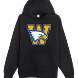 Windom Football - Black Hoodie Value - Full Front