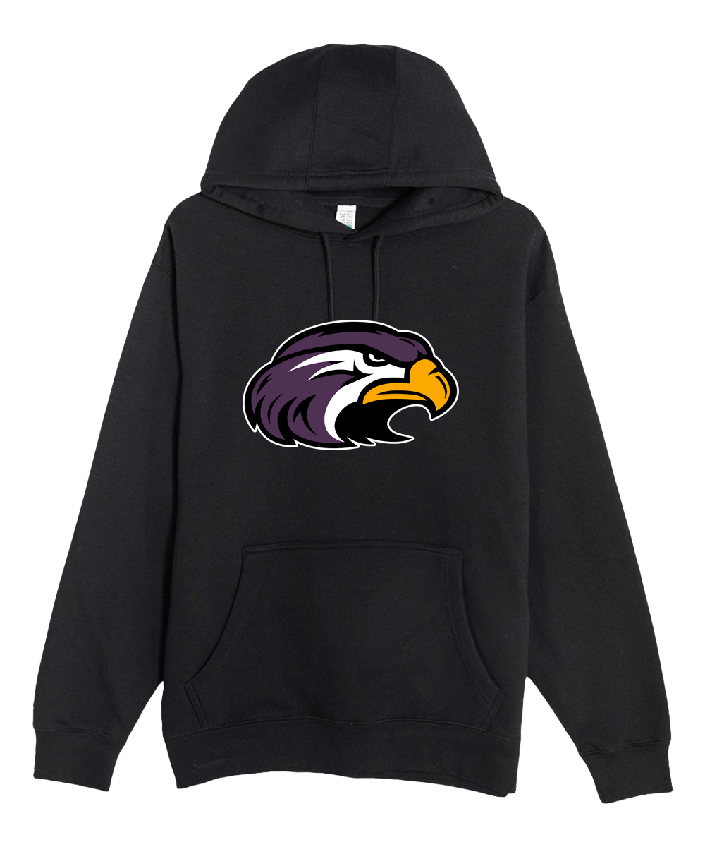Montevideo Football - Black Hoodie Value - Full Front