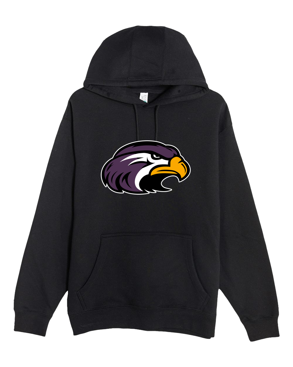 Montevideo Football - Black Hoodie Value - Full Front