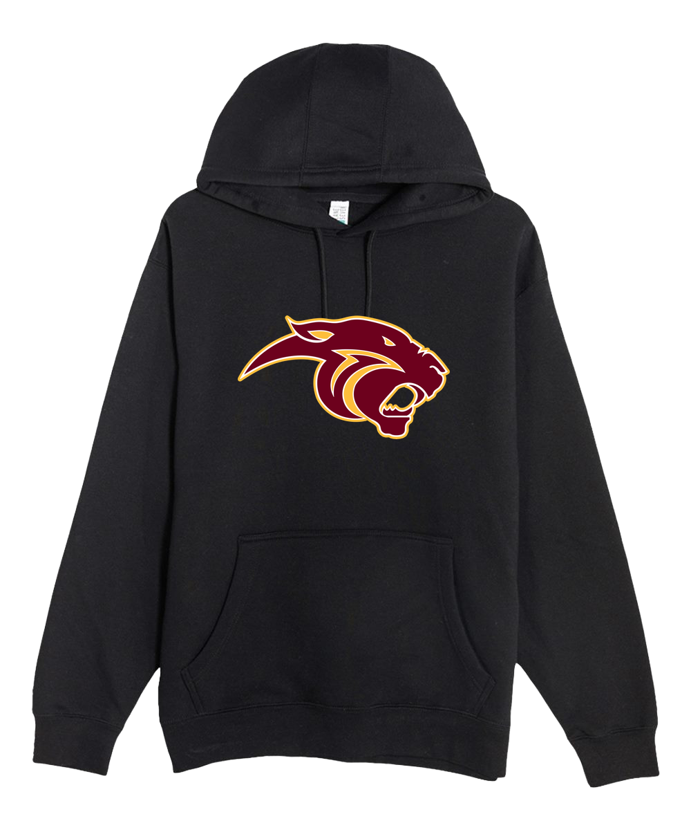 Pine Island Football - Black Hoodie Value - Full Front