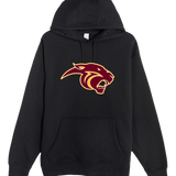 Pine Island Football - Black Hoodie Value - Full Front