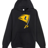 Howard Lake-Waverly-Winsted Football - Black Hoodie Value - Full Front