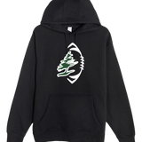 DC Everest Middle School Football — example store - Black Hoodie Value - Full Front