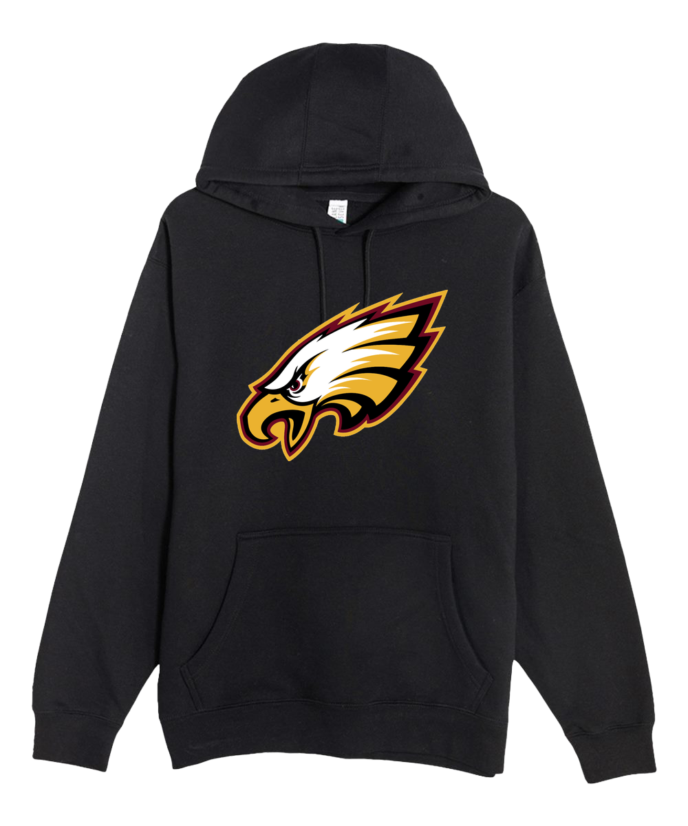 Dover-Eyota Football - Black Hoodie Value - Full Front