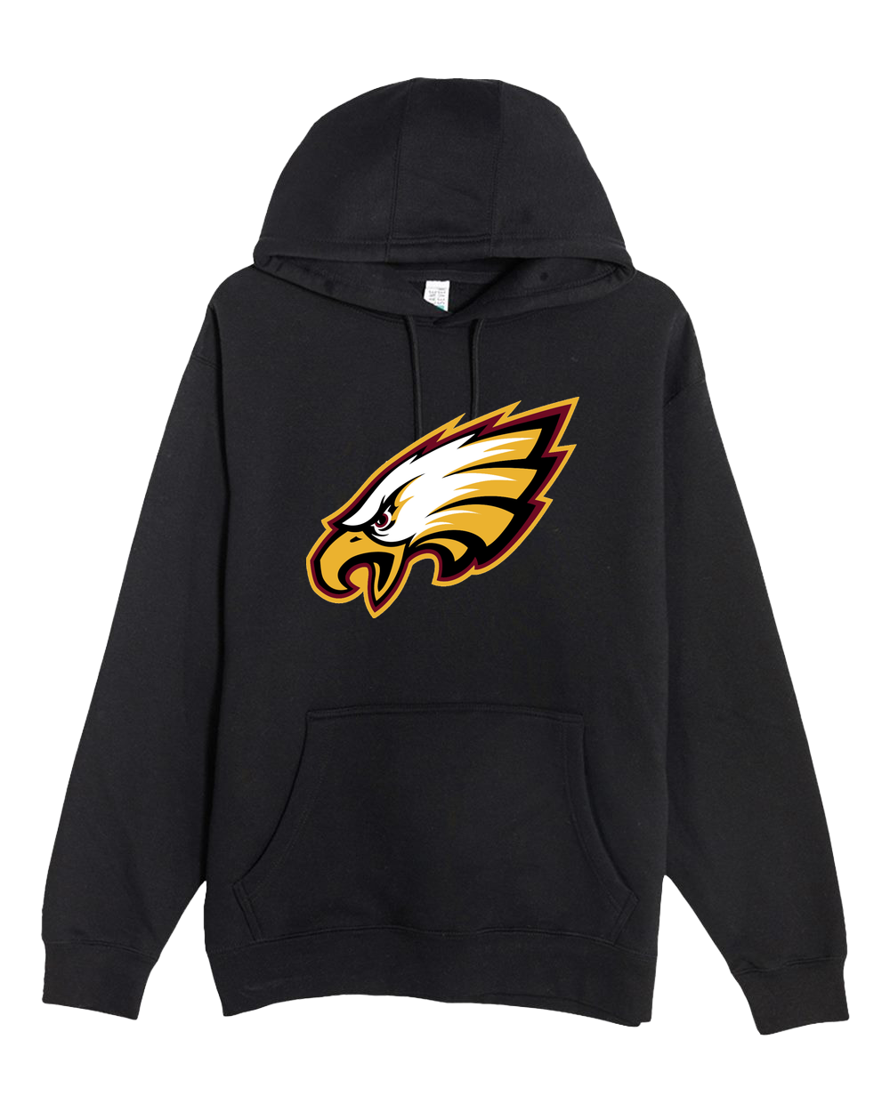 Dover-Eyota Football - Black Hoodie Value - Full Front