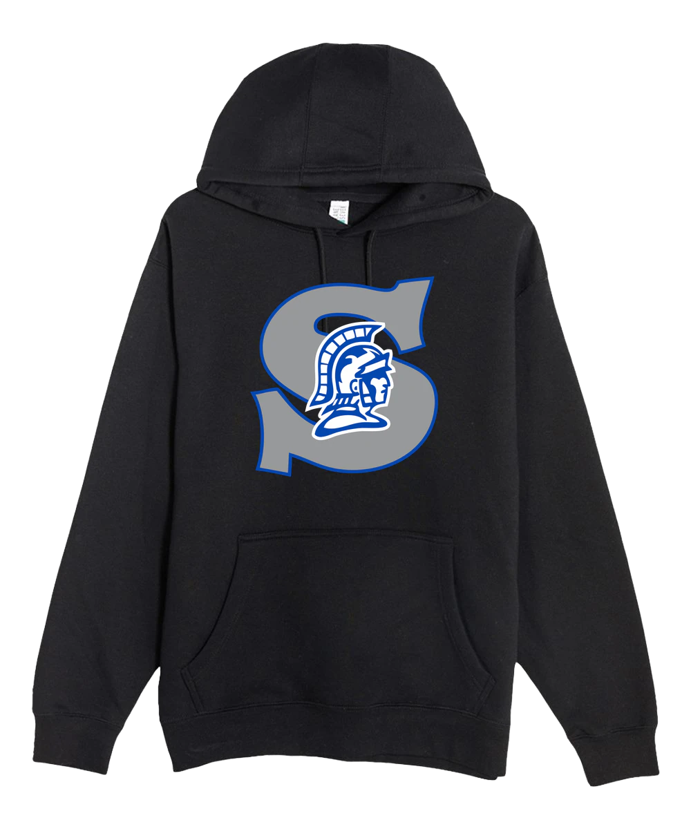 Southwest Football - Black Hoodie Value - Full Front
