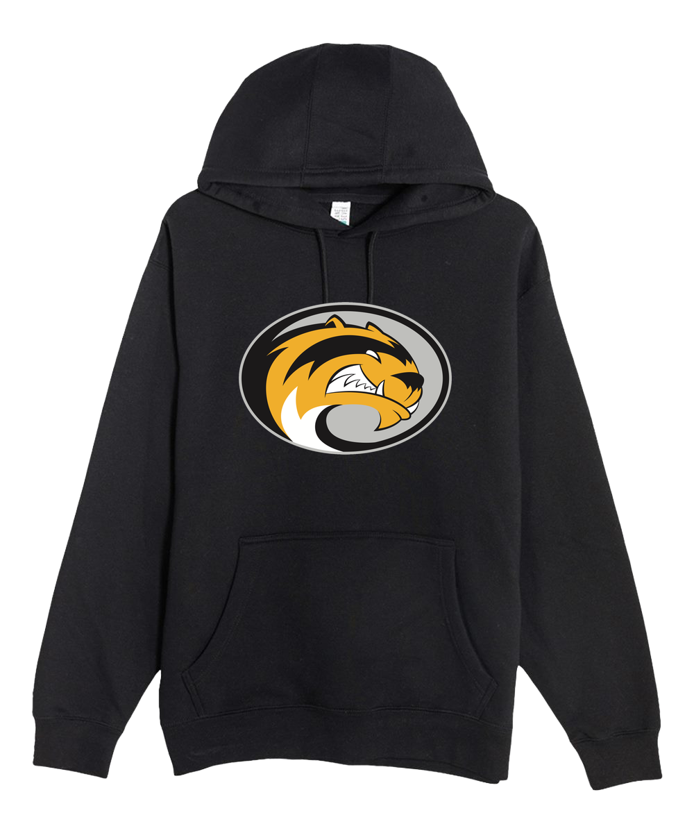 Sibley East Football - Black Hoodie Value - Full Front