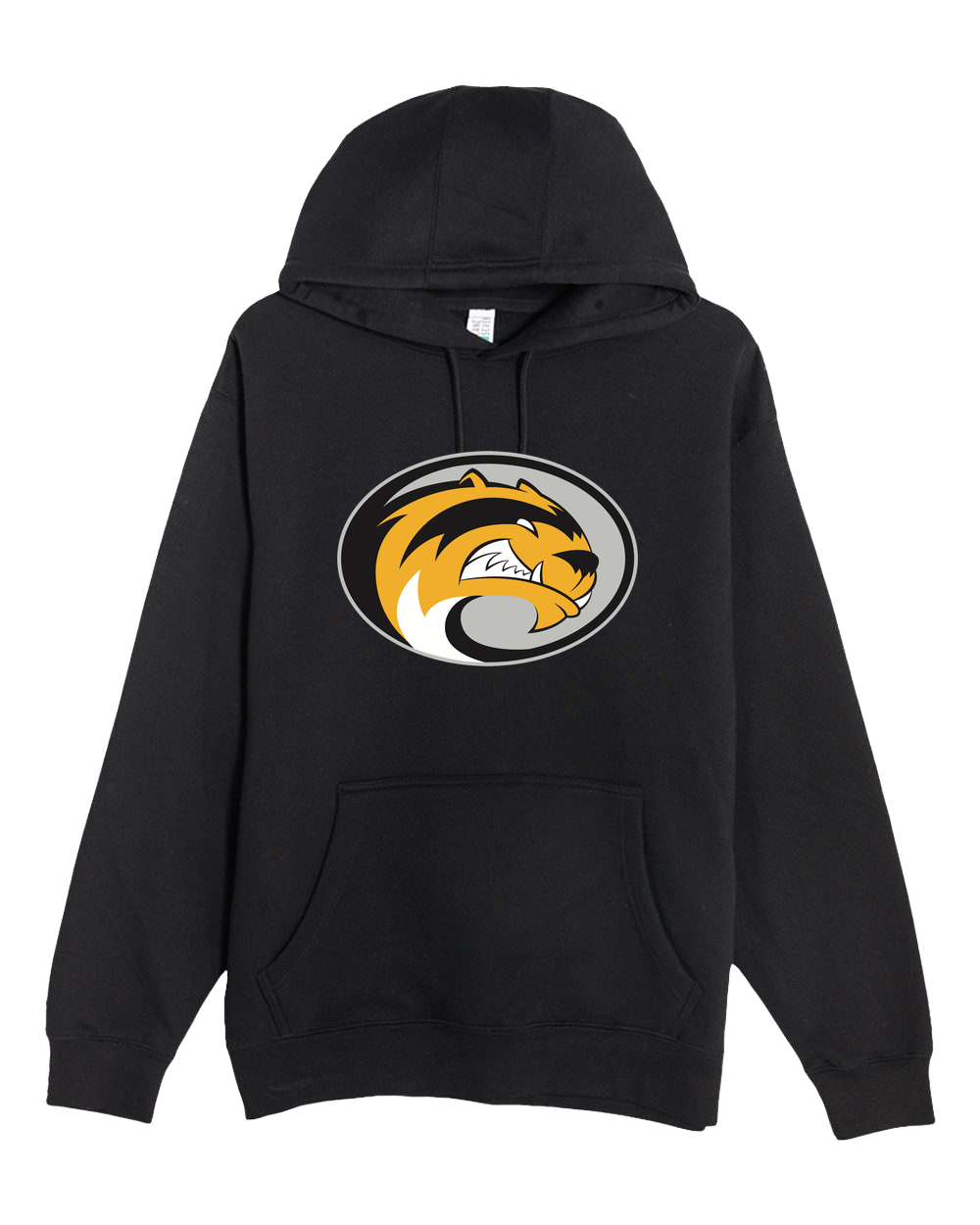 Sibley East Football - Black Hoodie Value - Full Front