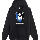 Stella Maris Academy Baseball - Black Hoodie Value - Full Front