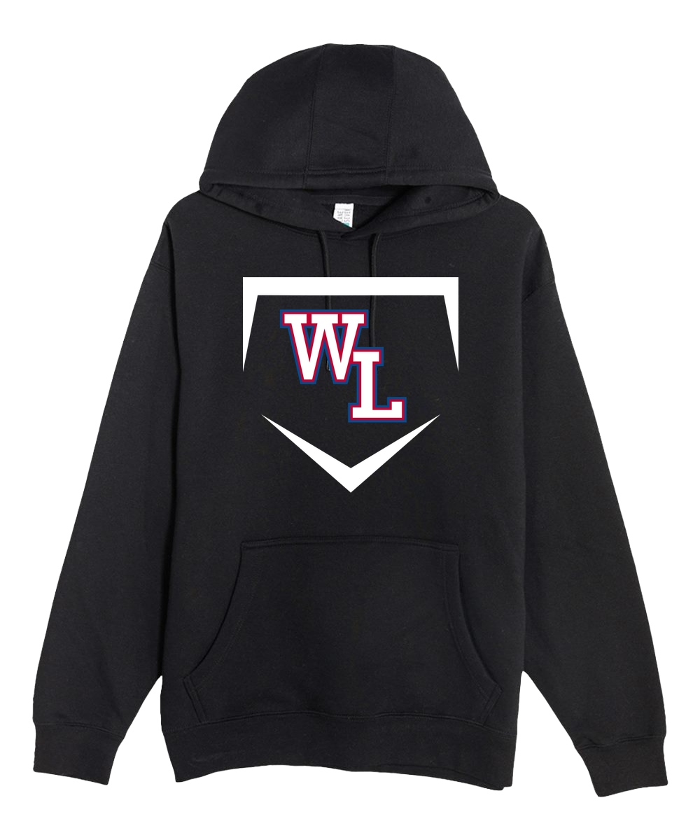 Wisconsin Lutheran Baseball - Black Hoodie Value - Full Front