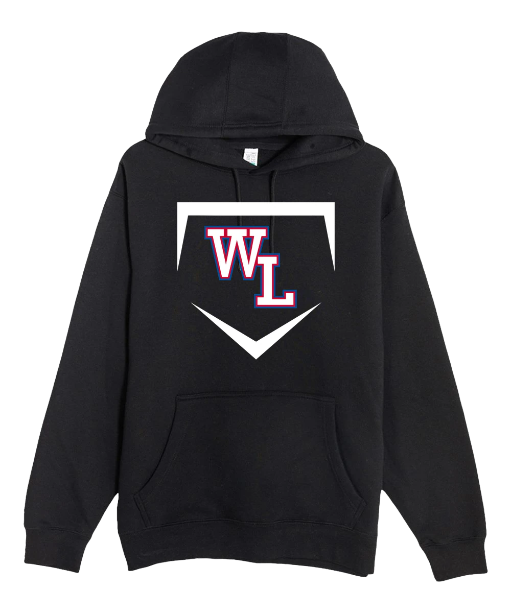 Wisconsin Lutheran Baseball - Black Hoodie Value - Full Front