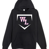 Wisconsin Lutheran Baseball - Black Hoodie Value - Full Front