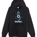 Hibbing Baseball - Black Hoodie Value - Full Front