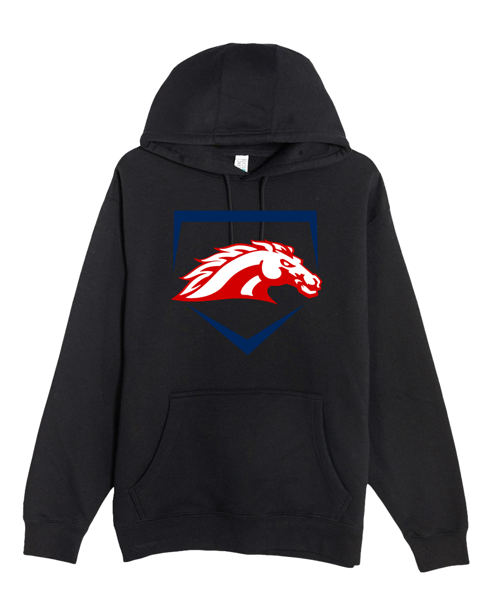 Morrison Baseball - Black Hoodie Value - Full Front