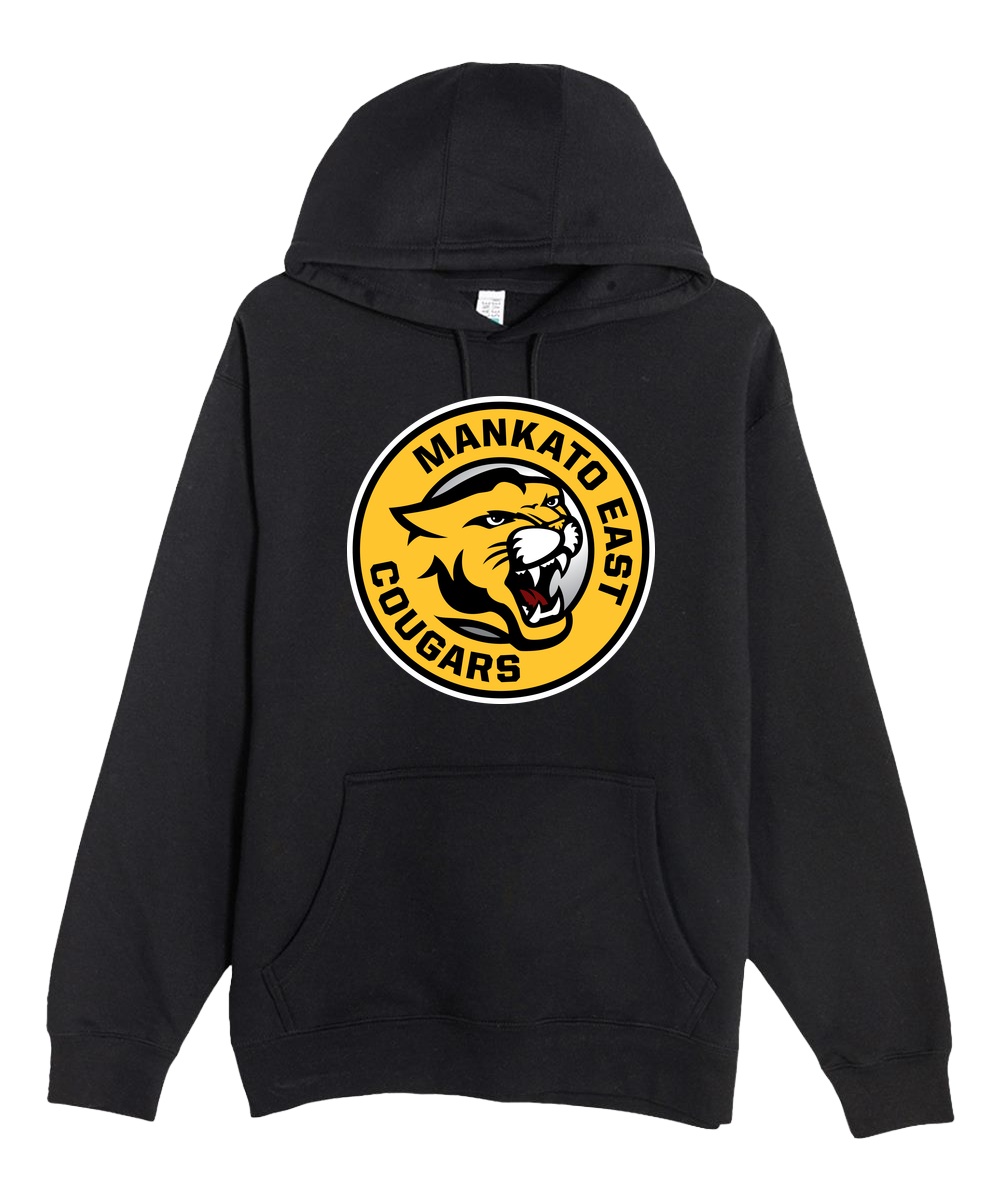Mankato East Spring - Black Hoodie Value - Full Front