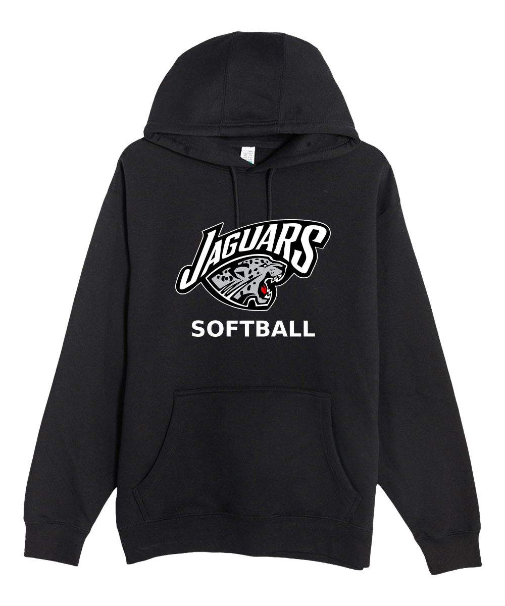 Hinckley Finlayson Softball - Black Hoodie Value - Full Front