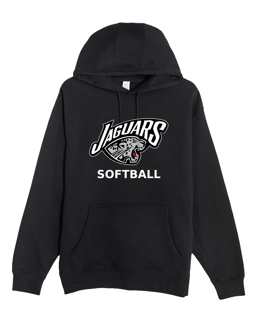 Hinckley Finlayson Softball - Black Hoodie Value - Full Front