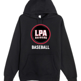 LPA BASEBALL - Black Hoodie Value - Full Front