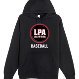 LPA BASEBALL - Black Hoodie Value - Full Front