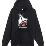 Detroit Lakes Softball - Black Hoodie Value - Full Front