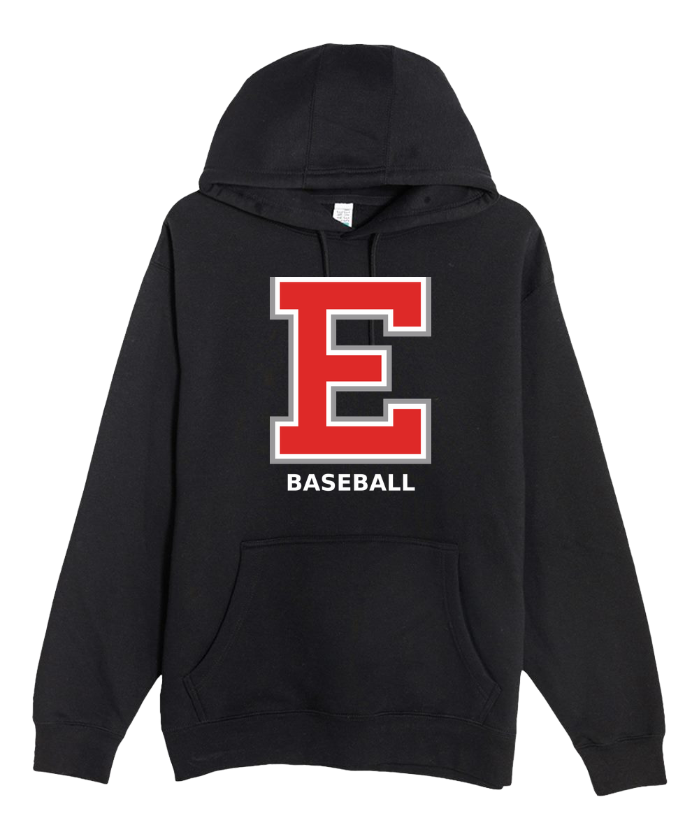 Duluth East Baseball - Black Hoodie Value - Full Front