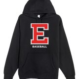 Duluth East Baseball - Black Hoodie Value - Full Front