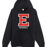 Duluth East Baseball - Black Hoodie Value - Full Front